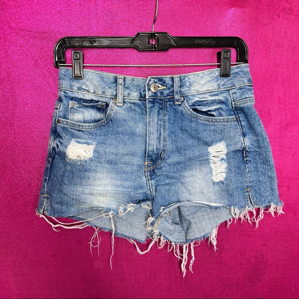Jean High Rise Shorts